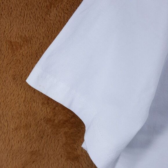 VERSACE COUTURE Shirt Mens XL White Pullover Medallion Logo Short Sleeve T-Shirt - Picture 5 of 12